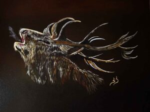 Majestic Monarch - Fine Art Paper Print (Small)